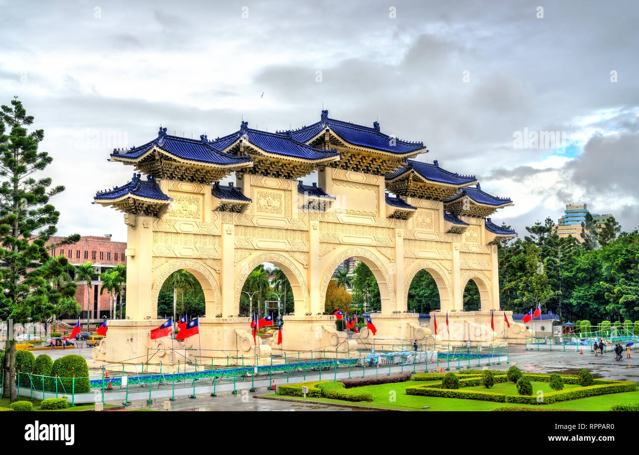 Liberty Square Main Gate in Taipei, Taiwan Stockfoto