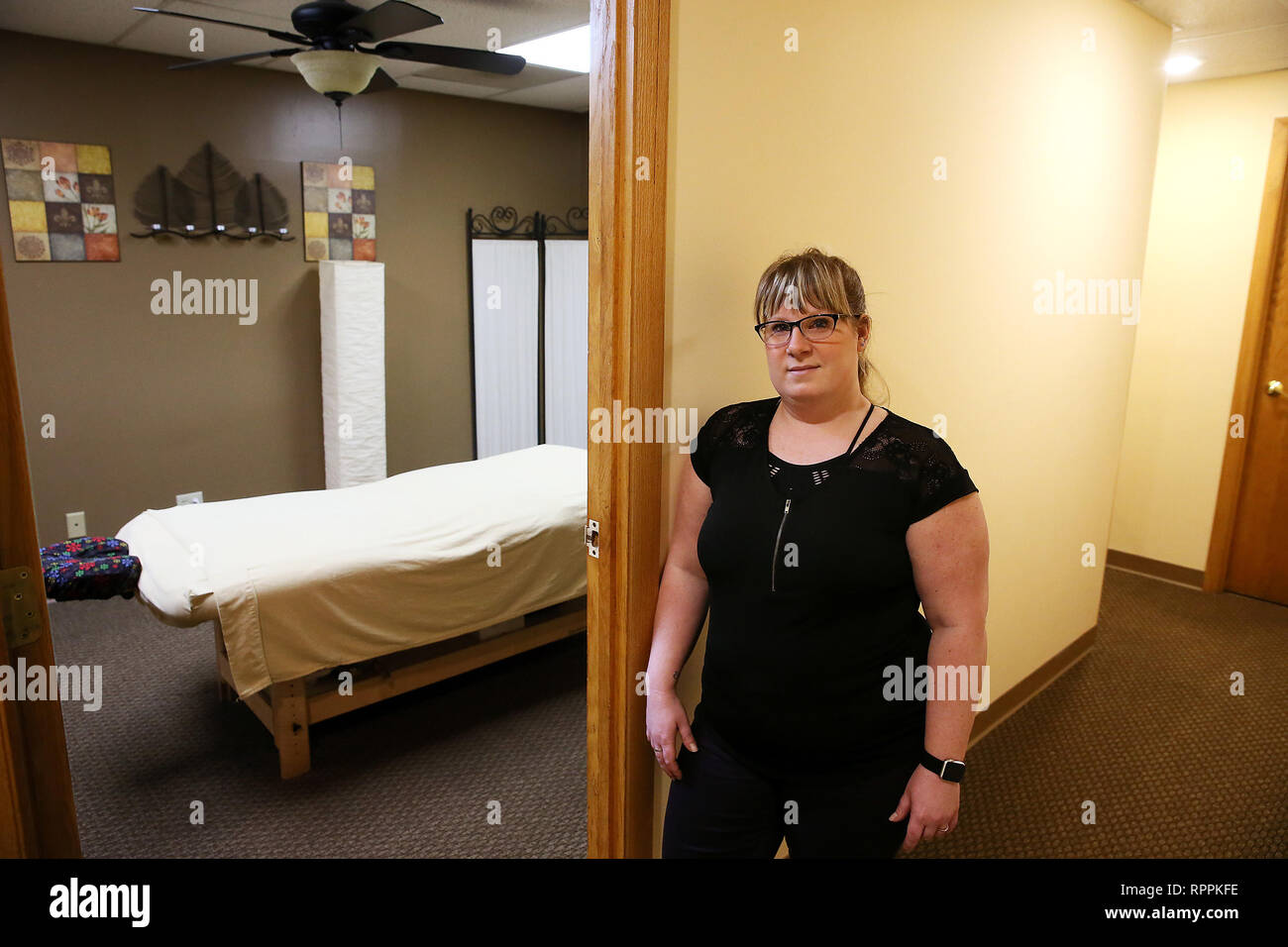 Januar 22 2019 Davenport Iowa Usa Janelle Thistle