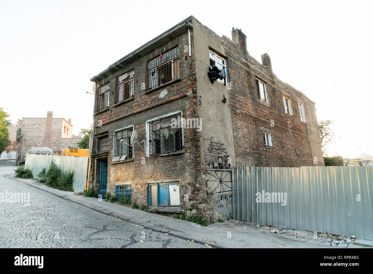 Alte Gebäude in Istanbul Stockfoto