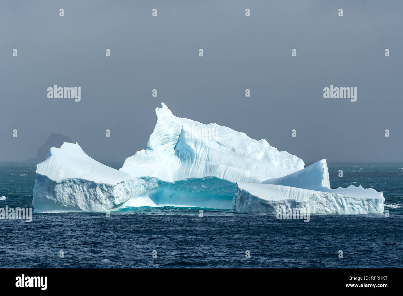 Eisberg auf Elephant Island Stockfoto