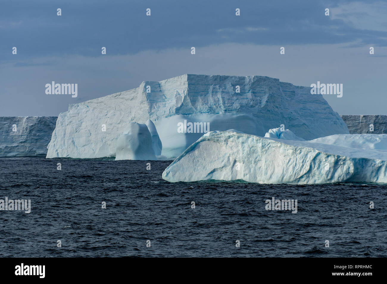 Eisberge in der Nähe von South Orkney Inseln Stockfoto