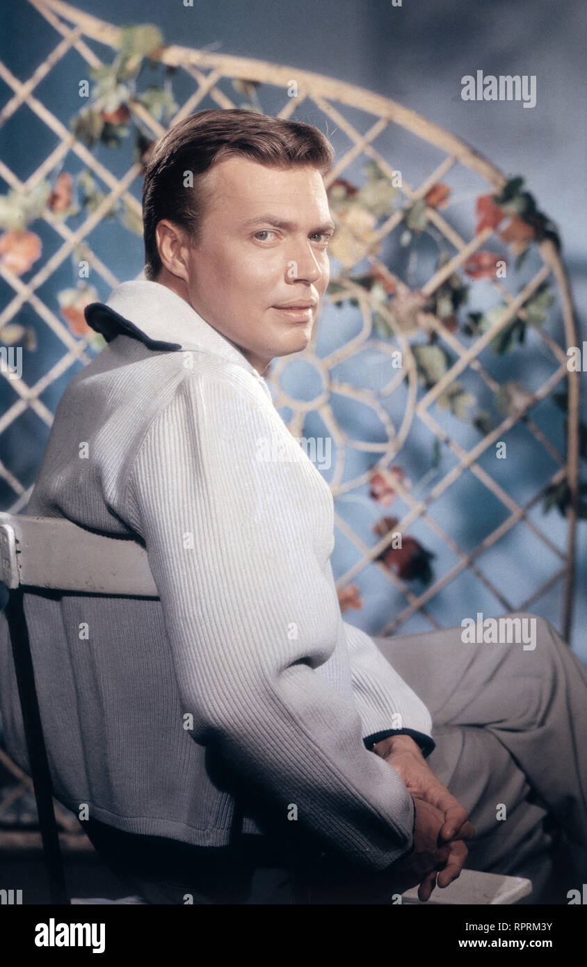 KARLHEINZ BÖHM, 1950er, Karlheinz Böhm Stockfoto