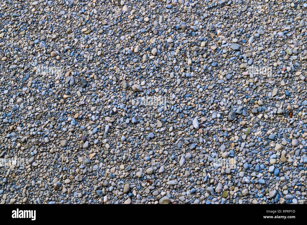 Kleine bunte Kies und Stein für erweiterten Hintergrund Textur Abstract Stockfoto