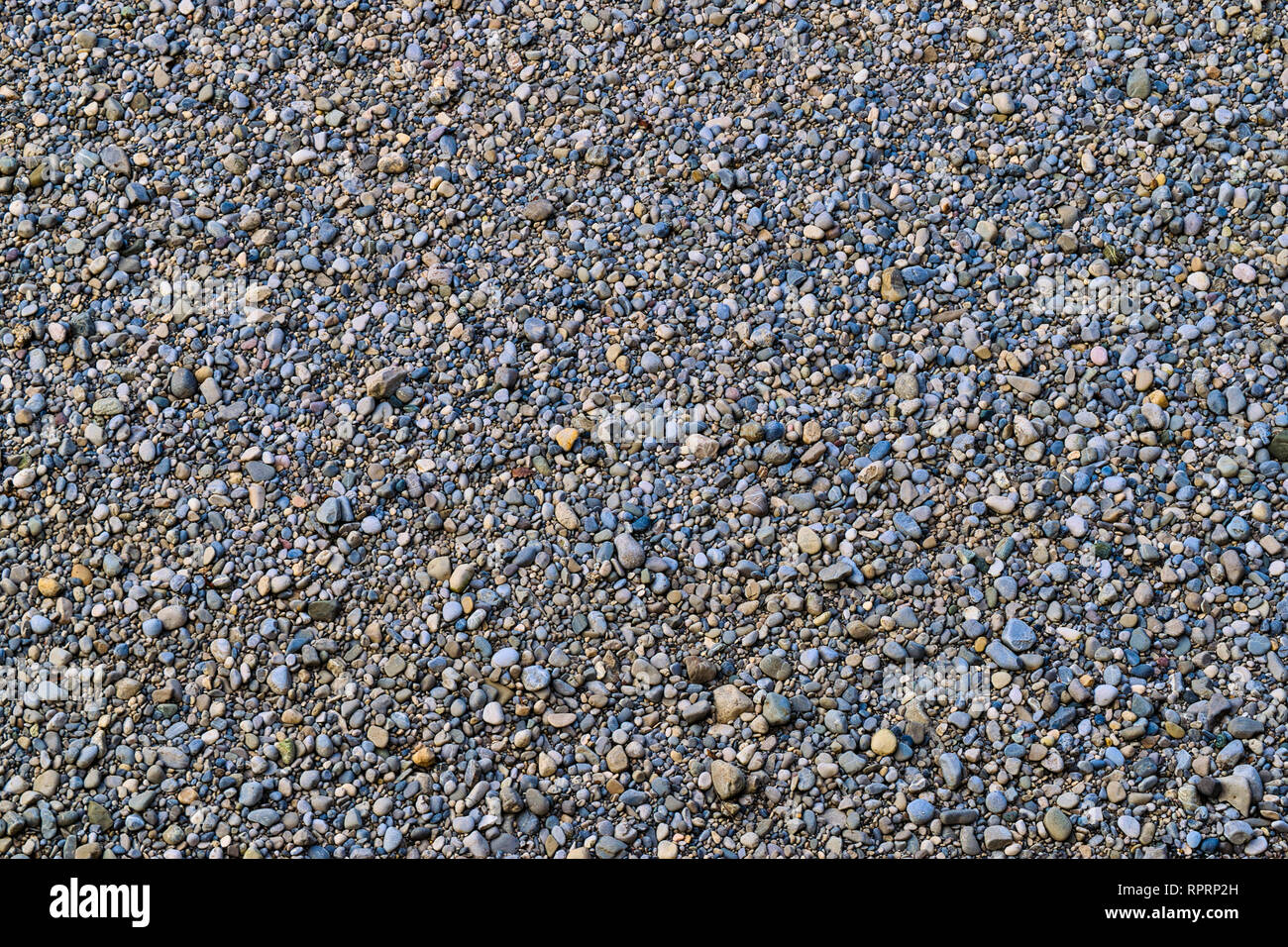 Kleine bunte Kies und Stein für erweiterten Hintergrund Textur Abstract Stockfoto