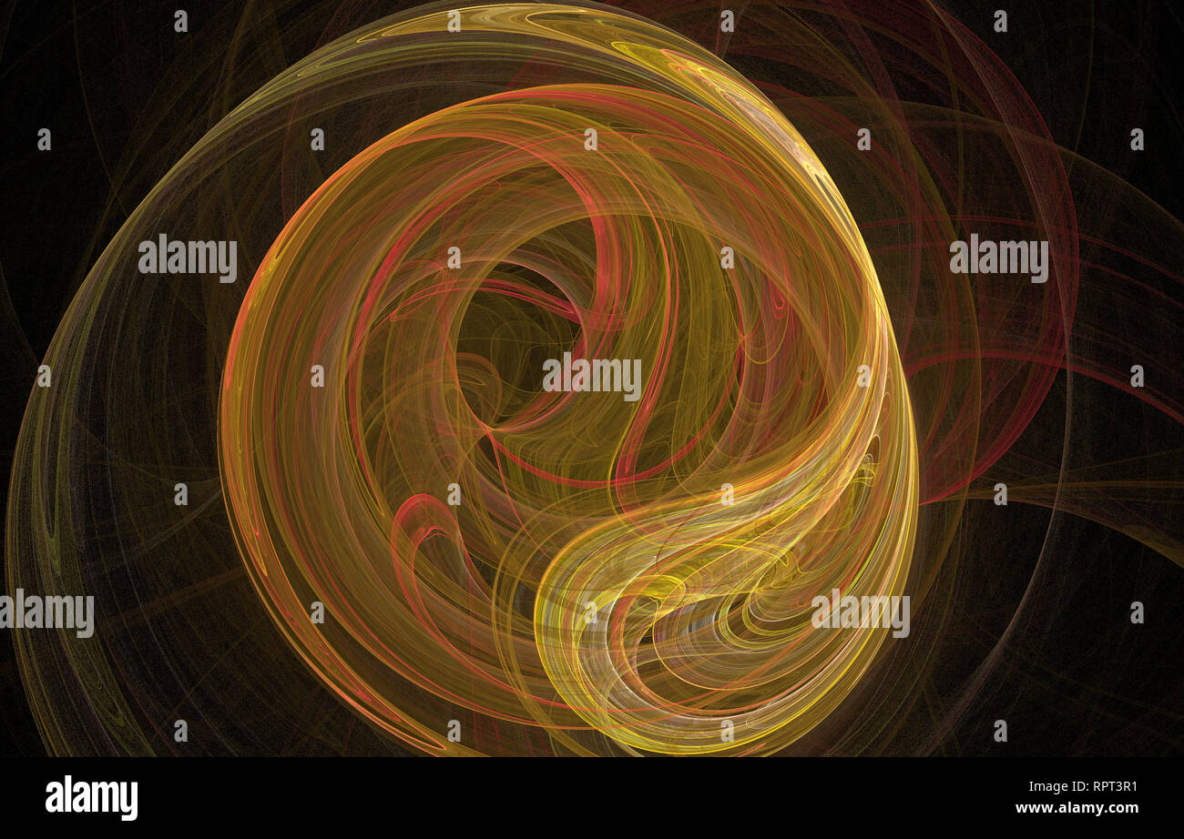 Abstrakte Kunst fraktale Hintergrundbild raum Geometrie. Stockfoto