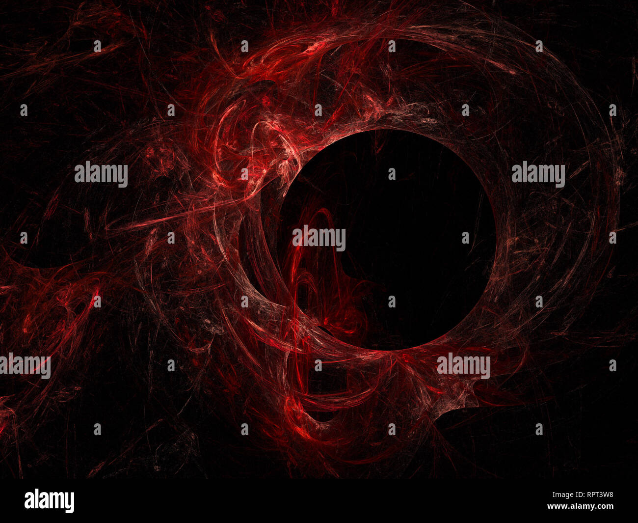 Abstrakte Kunst fraktale Hintergrundbild raum Geometrie. Stockfoto