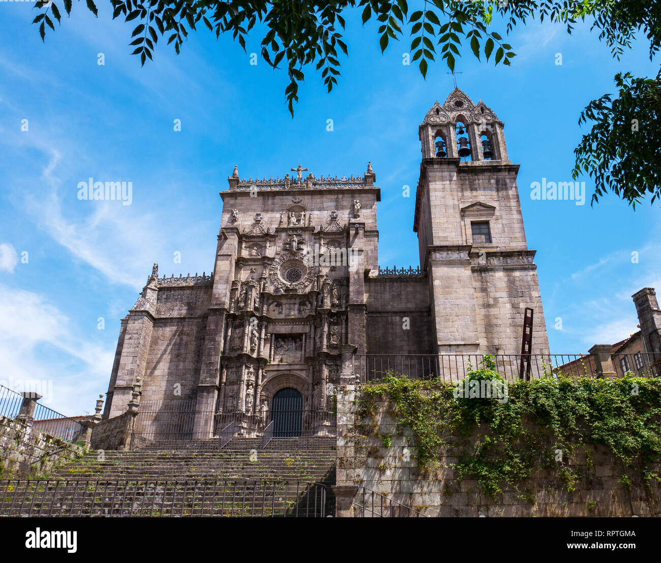 Basílica de Santa María la Mayor. Pontevedra. Galizien. España Stockfoto