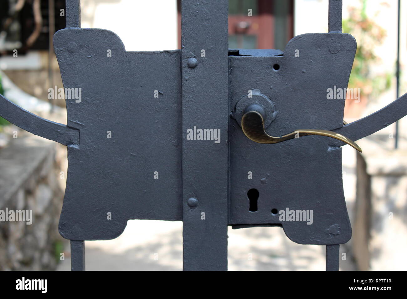 Lackierte Metalltur Stockfotos Lackierte Metalltur Bilder Alamy
