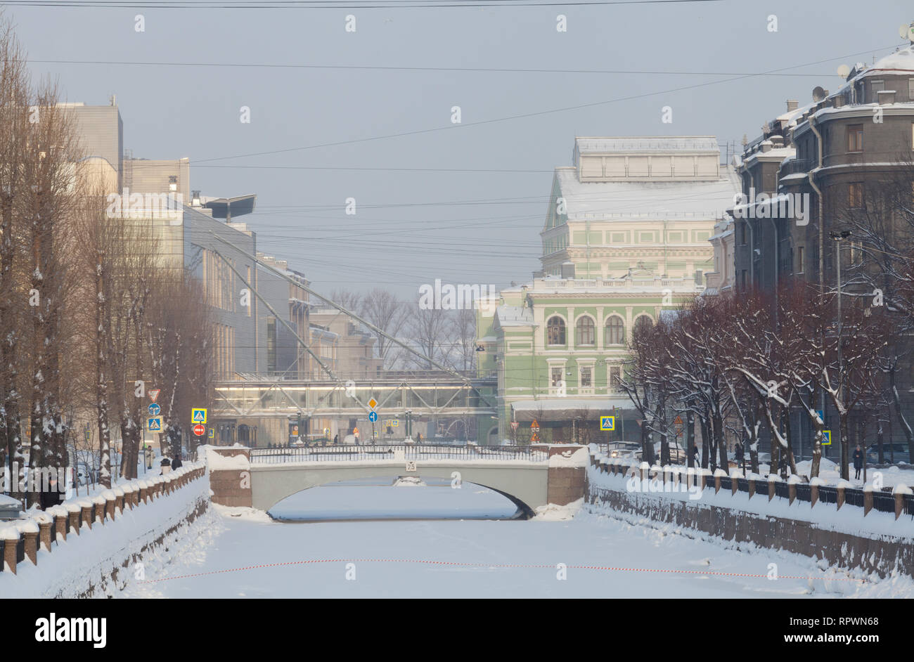 Mariinsky Theater in St. Petersburg, Russland. Stockfoto