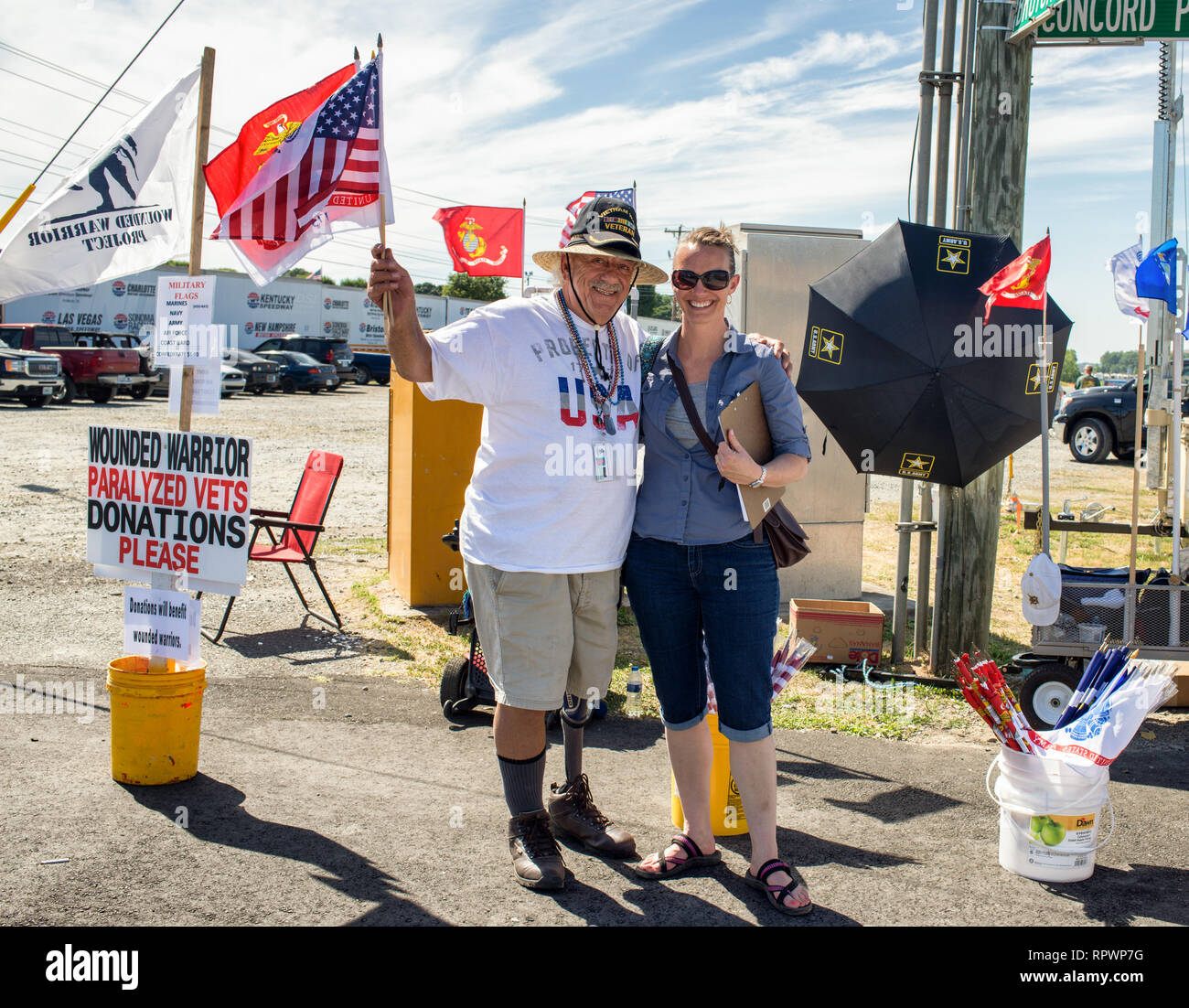 Hinter den Kulissen der Coca-cola 600 und seinem großen Speed Woche Partei vor das große Rennen Stockfoto