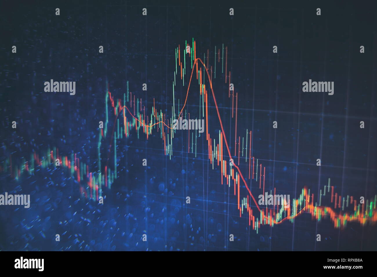 Wirtschaftlicher Erfolg Und Wachstum Konzept Borse Business Grafik - 