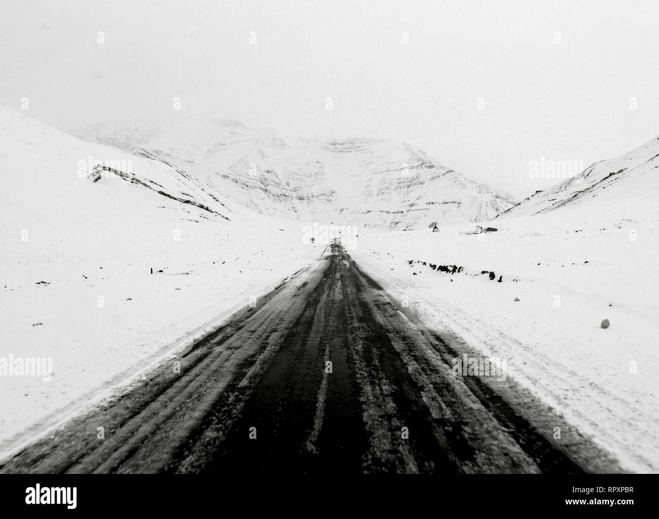 Ich komme von Nirgendwo - Open Road Fotografie Stockfoto
