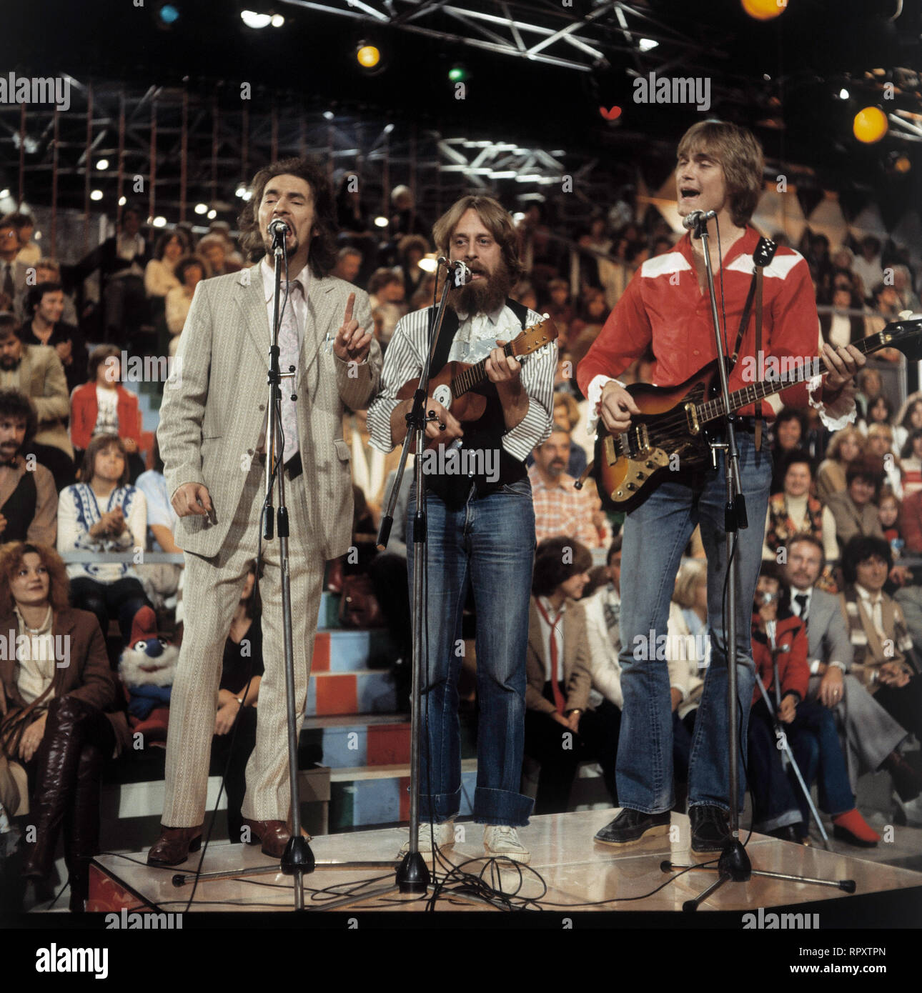 GEBRÜDER BLATTSCHUSS, Auftritt in der "Hitparade", 1981. United Archives/Kpa/Grimm Stockfoto