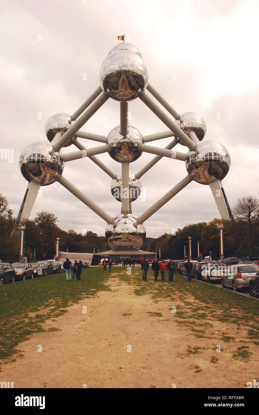 Das Atomium, Brüssel Stockfoto