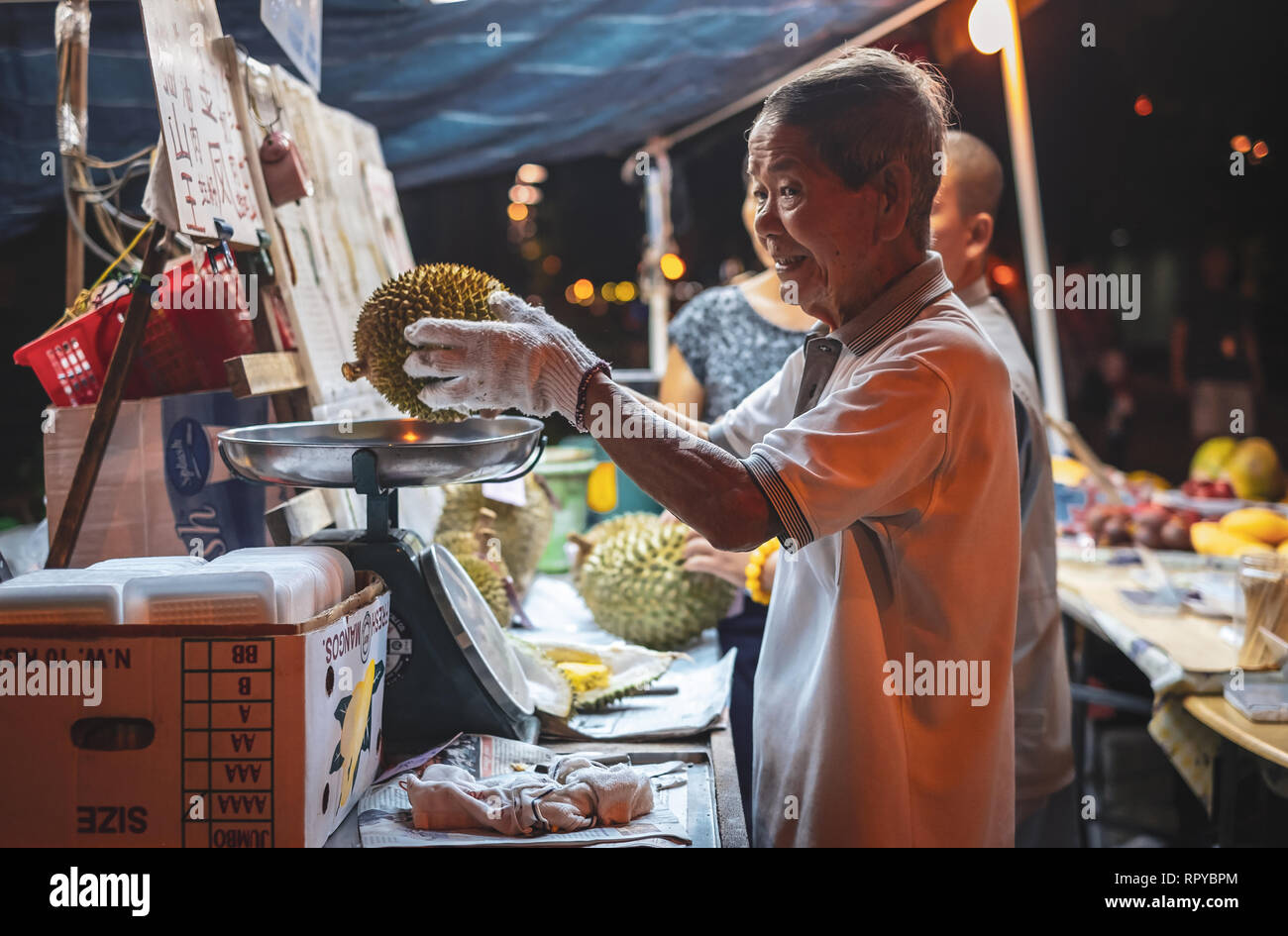 Szenen aus dem indischen Viertel in Singapur Stockfoto