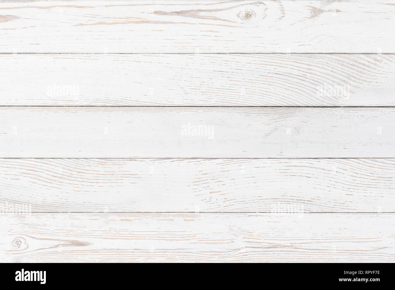 Weißes Holz Wand oder Zaun Bretter Textur Stockfoto