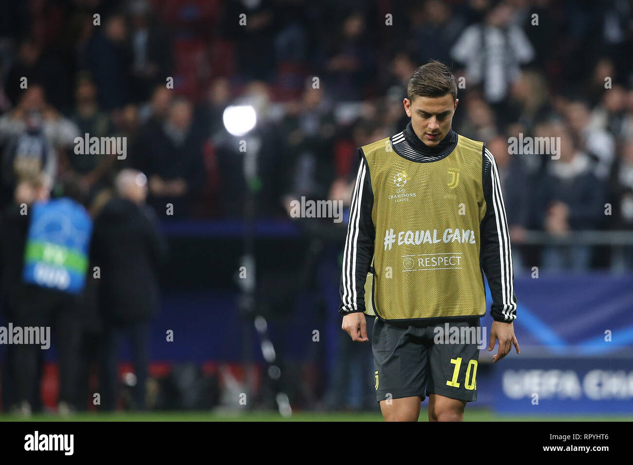 Madrid, Spanien. 20 Feb, 2019. Fussball, Champions League 2018-19 ATHLETIC MADRID - JUVENTUS 2-0 im Bild: DYBALA Credit: Unabhängige Fotoagentur/Alamy leben Nachrichten Stockfoto