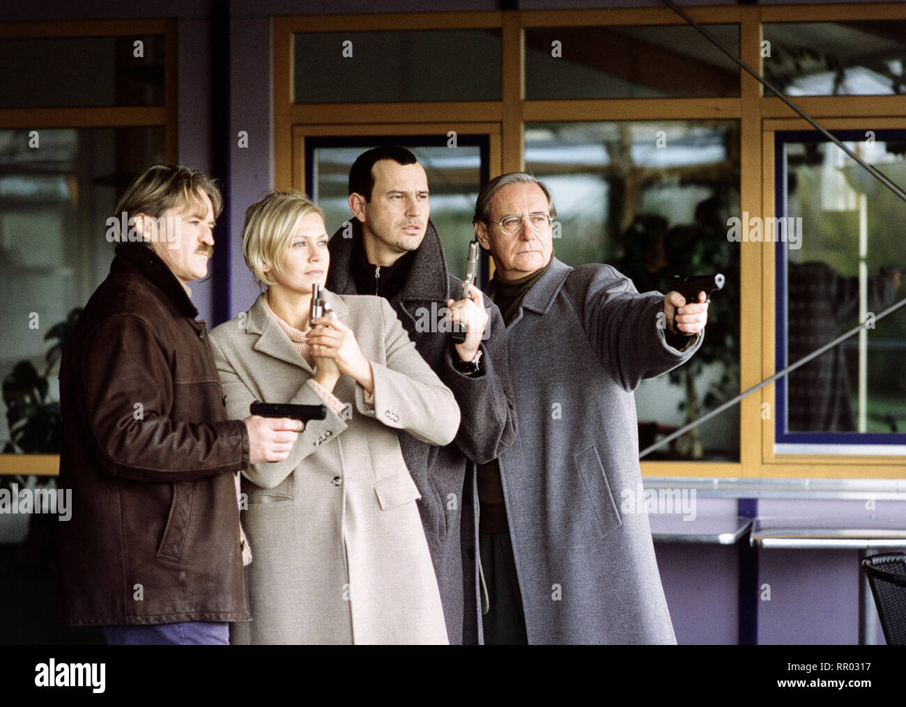 SOKO 5113/Unter und Branchenvisionär Deutschland 2000/Patrick Winczewski Ganoven im Visier - sterben Soko 5113: Hartmut Schreier, Christine Döring, MICHEL GUILLAUME, WILFRIED KLAUS V/Überschrift: SOKO 5113/Deutschland 2000 sterben Stockfoto