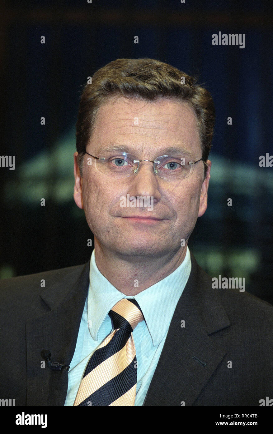 GUIDO WESTERWELLE/Guido Westerwelle-FDP-Vorsitzender 11/2001/Überschrift: Guido Westerwelle Stockfoto