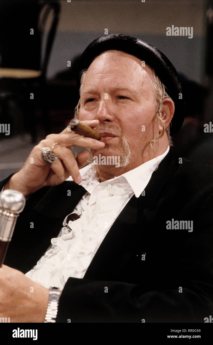 Fluxus-Künstler Wolf Vostell/Überschrift: Wolf Vostell Stockfoto