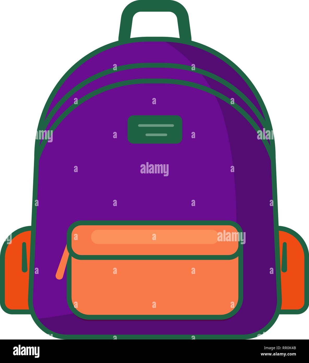 Rucksack icon-Vektor Schule Symbol - Symbol Stock Vektor