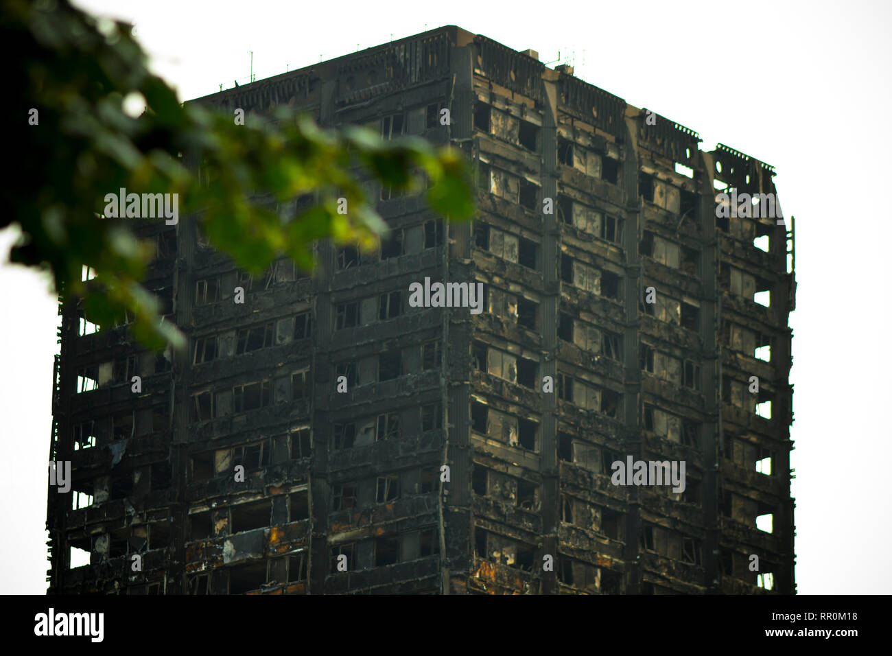 Grenfell Tower, London, Landschaft Stockfoto