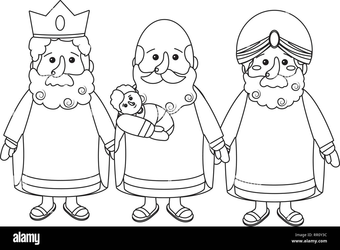 Krippe Cartoon Stock Vektor