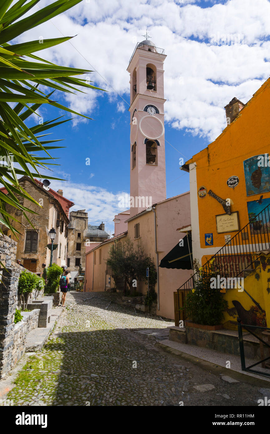 Kirche der Verkündigung (Église de l'Annonciation), Corte, Korsika, Frankreich Stockfoto