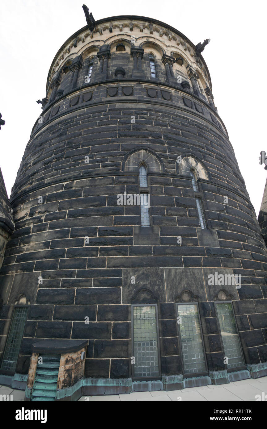 James A. Garfield Memorial, Lakeview Friedhof, Cleveland, Ohio Stockfoto