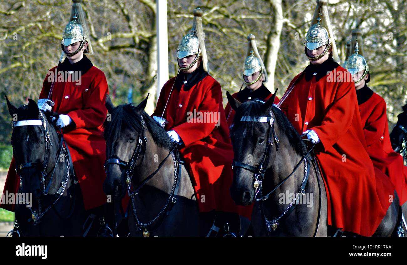 Blues and Royals Stockfoto