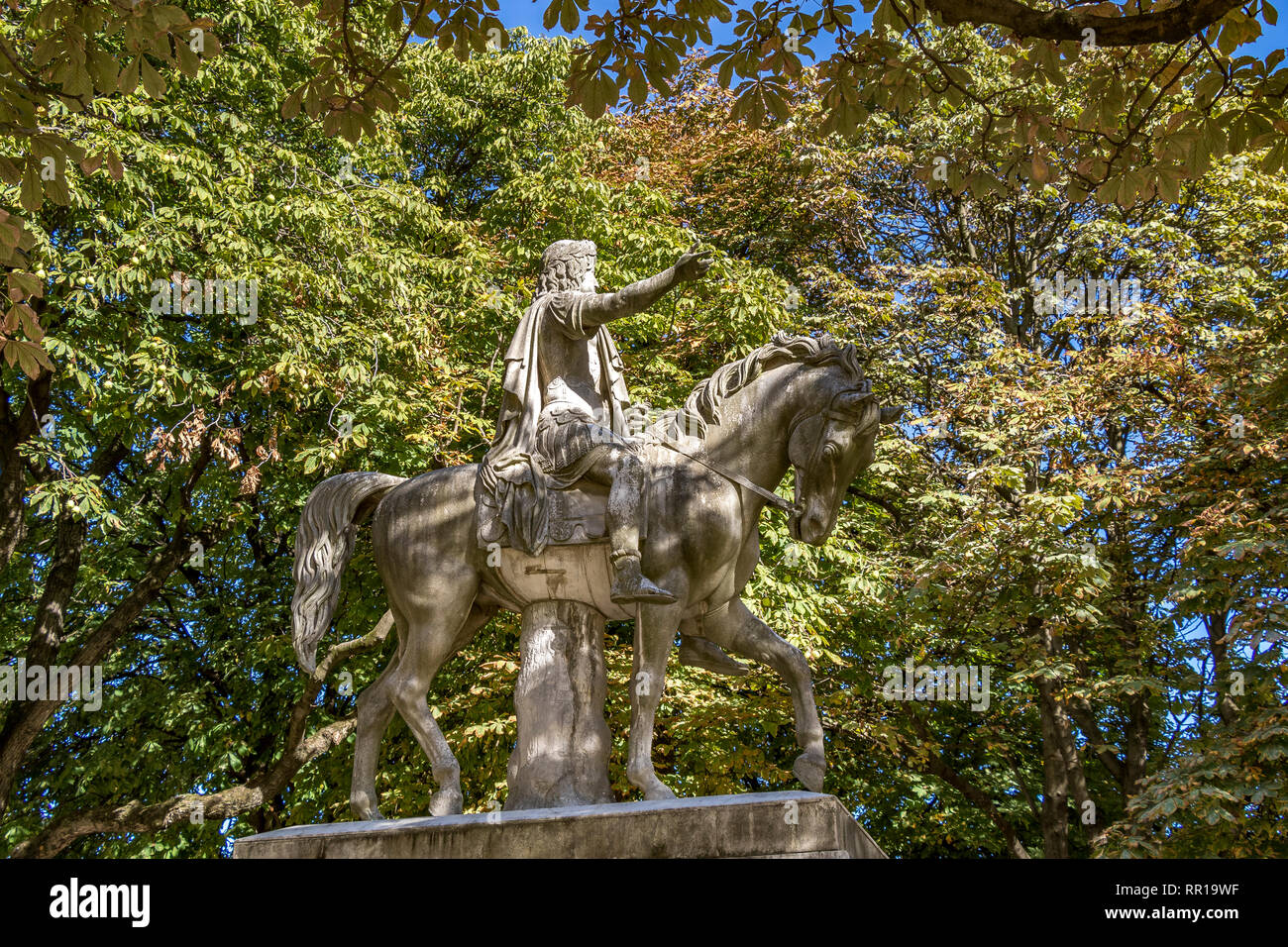 Place des Vosges Paris Le Marais. Stockfoto