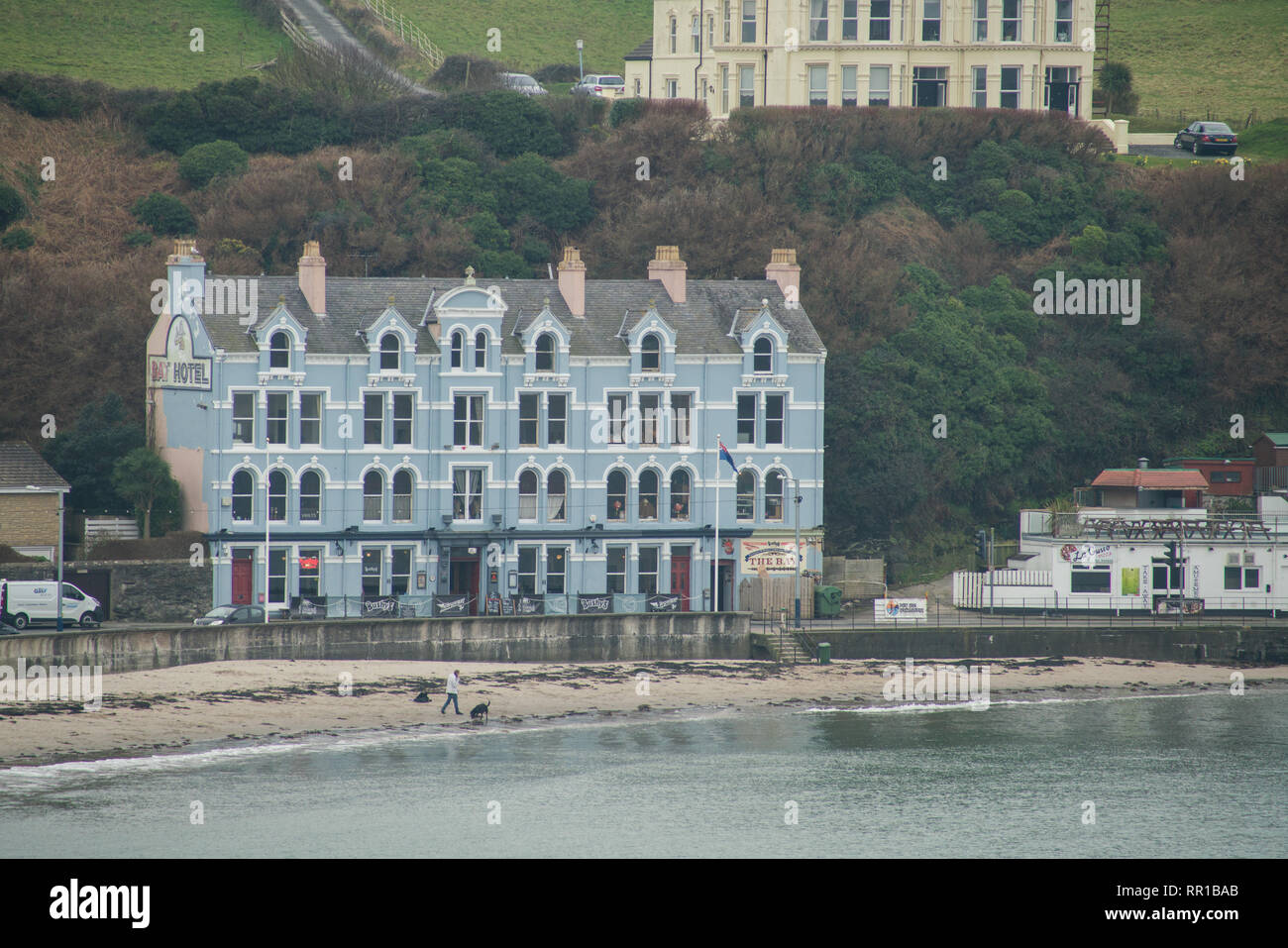 Das Leben in Port Erin Isle of Man Stockfoto