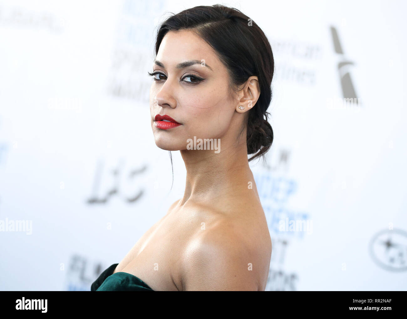 SANTA MONICA, Los Angeles, CA, USA - 23. Februar: Janina Gavankar kommt an der 2019 Film Independent Spirit Awards in den Santa Monica Beach am 23. Februar 2019 in Santa Monica, Los Angeles, Kalifornien, USA. (Foto von Xavier Collin/Image Press Agency) Stockfoto