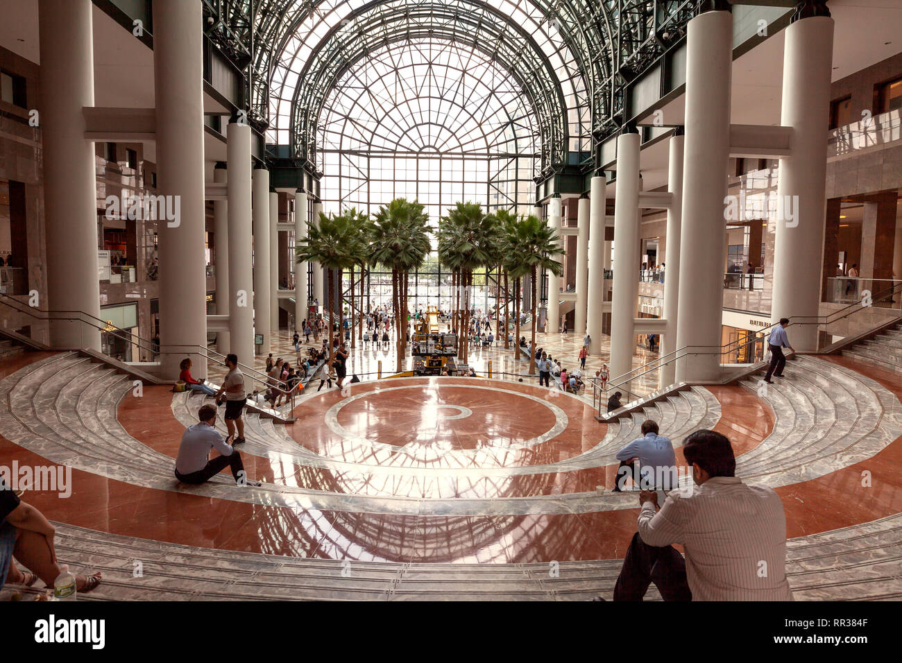 Brookfield Ort Wintergarten, Atrium, Lower Manhattan, New York New York, USA Stockfoto