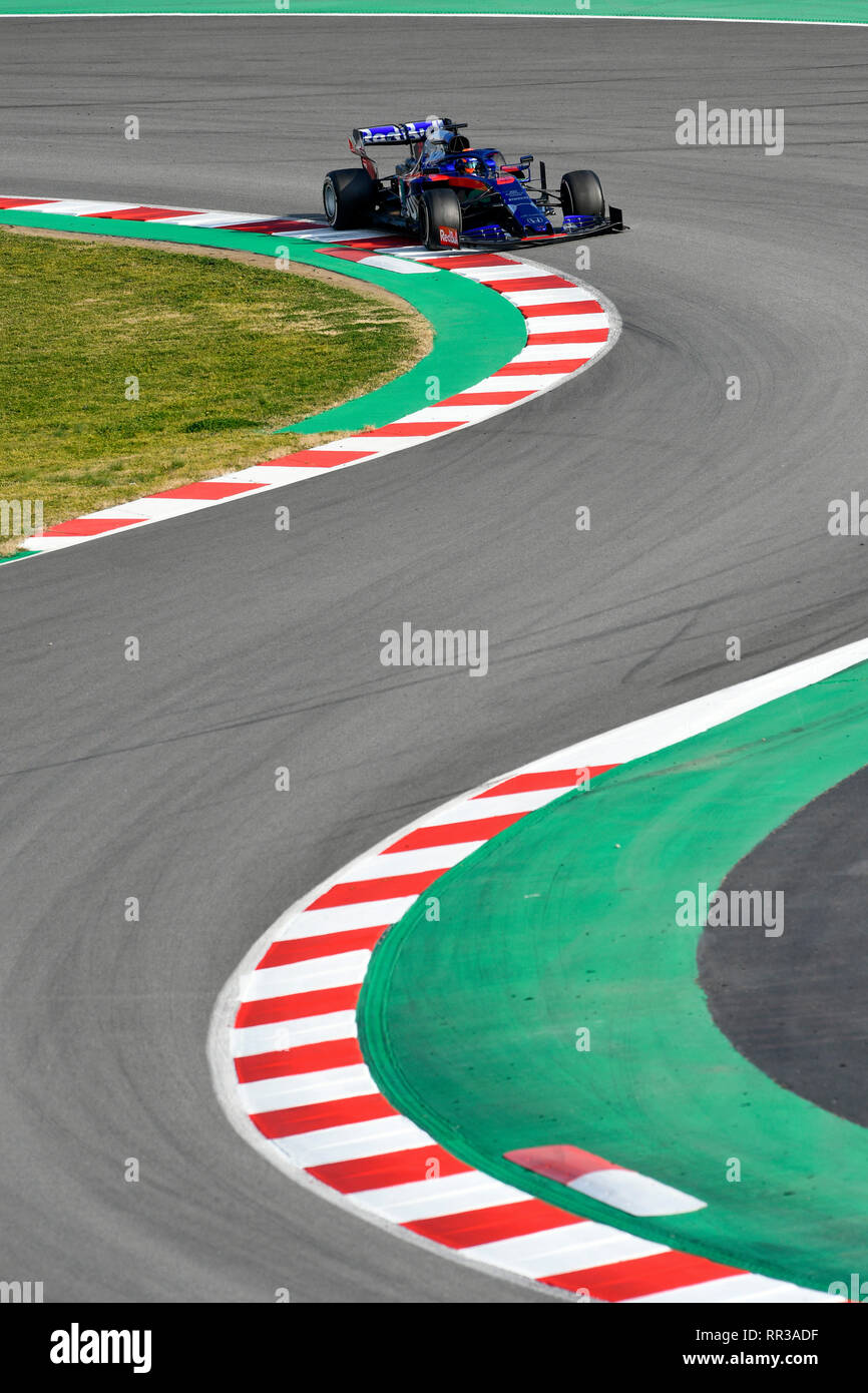 Circuit de Barcelona-Catalunya Spanien, 19.2.2019, Motorsport: Formel 1 Winter Test------- Alexander Albon (THA), Toro Rosso STR 14. Stockfoto