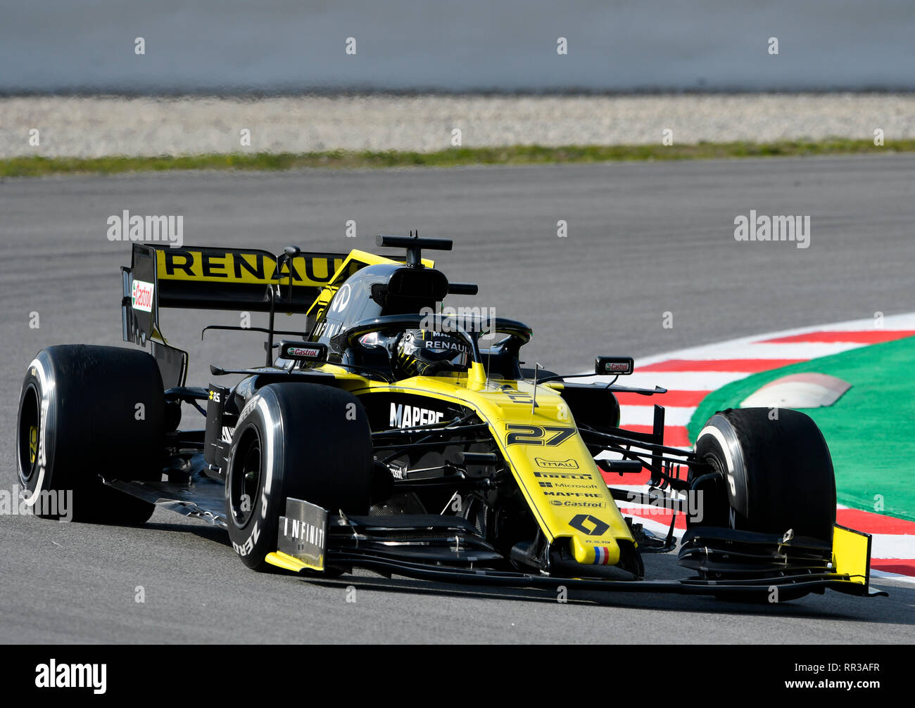 Circuit de Barcelona-Catalunya Spanien, 19.2.2019, Motorsport: Formel 1 Winter Test------- Nico Hulkenberg (Huelkenberg, HŸlkenberg), Renault R. S. 19. Stockfoto