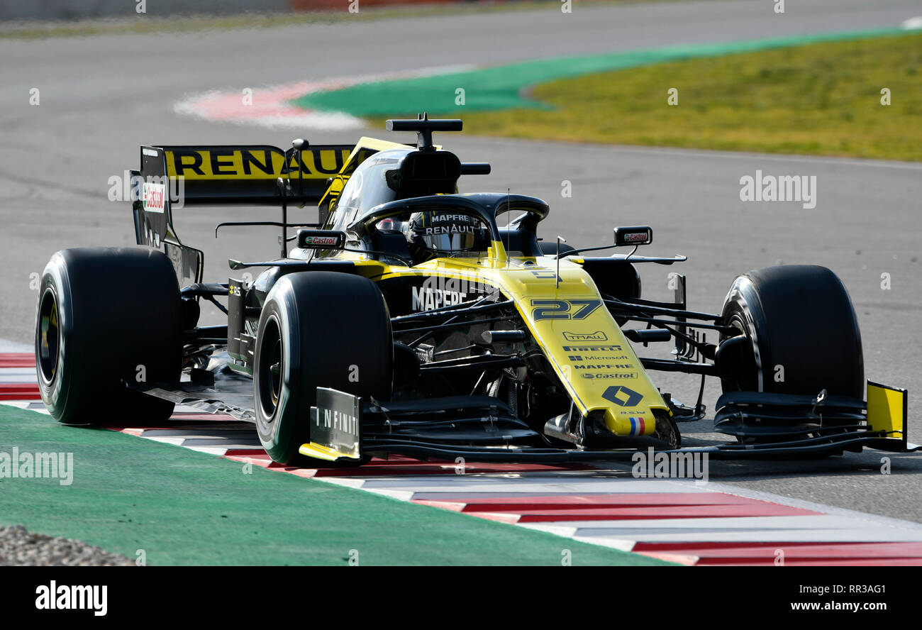 Circuit de Barcelona-Catalunya Spanien, 19.2.2019, Motorsport: Formel 1 Winter Test------- Nico Hulkenberg (Huelkenberg, HŸlkenberg), Renault R. S. 19. Stockfoto