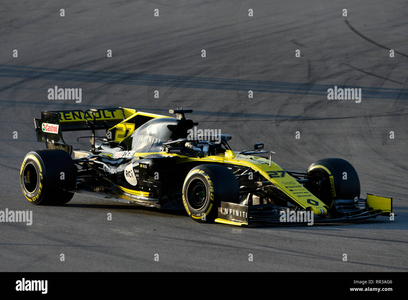 Circuit de Barcelona-Catalunya Spanien, 19.2.2019, Motorsport: Formel 1 Winter Test------- Nico Hulkenberg (Huelkenberg, HŸlkenberg), Renault R. S. 19. Stockfoto