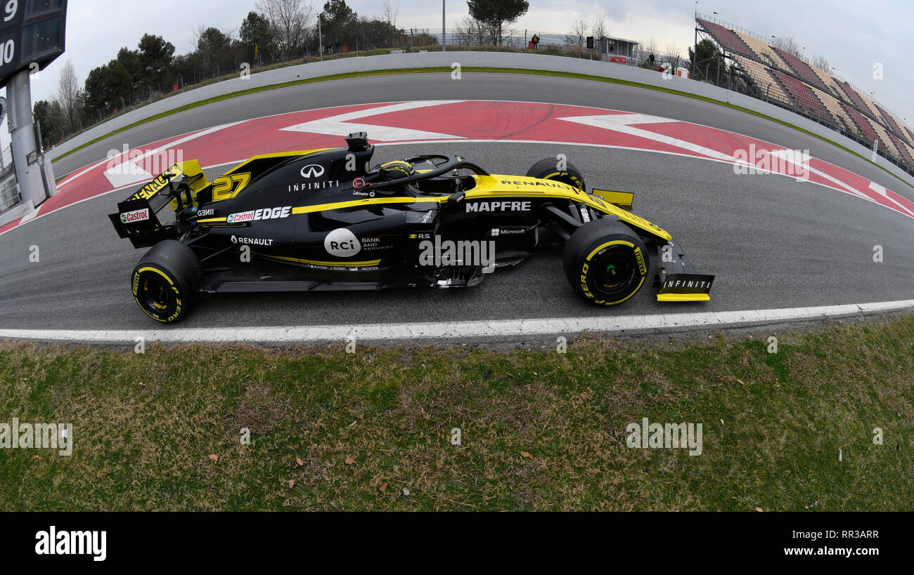Circuit de Barcelona-Catalunya Spanien, 20.2.2019, Motorsport: Formel 1 Winter Test------- Nico HŸlkenberg (Huelkenberg), Renault R. S. 19. Stockfoto