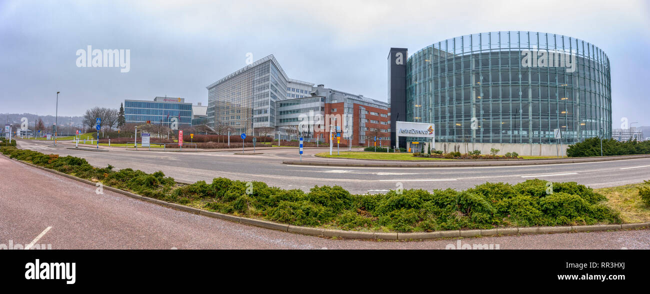 AstraZeneca Science Center für Forschung und Entwicklung R&D in Mölndal etwas außerhalb von Göteborg, Schweden Stockfoto