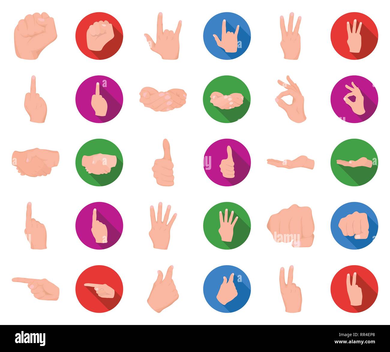 Mittelfinger cartoon Stock-Vektorgrafiken kaufen - Alamy