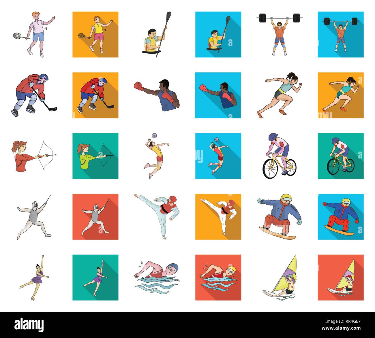 Vector Illustration Cartoon Cyclist Stockfotos und bilder Vector Illustration Cartoon Cyclist Stockfotos und bilder