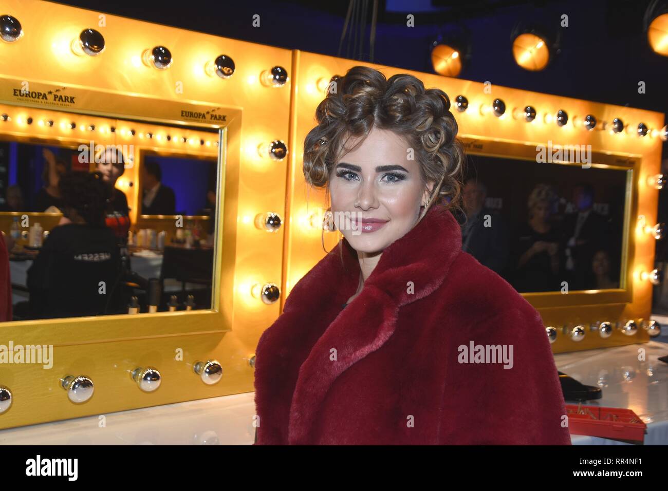 Rust, Deutschland, 23. Februar 2019, 'Miss Deutschland - Die letzte 2019' mit Anahita Rehbein Credit: mediensegel/Alamy leben Nachrichten Stockfoto