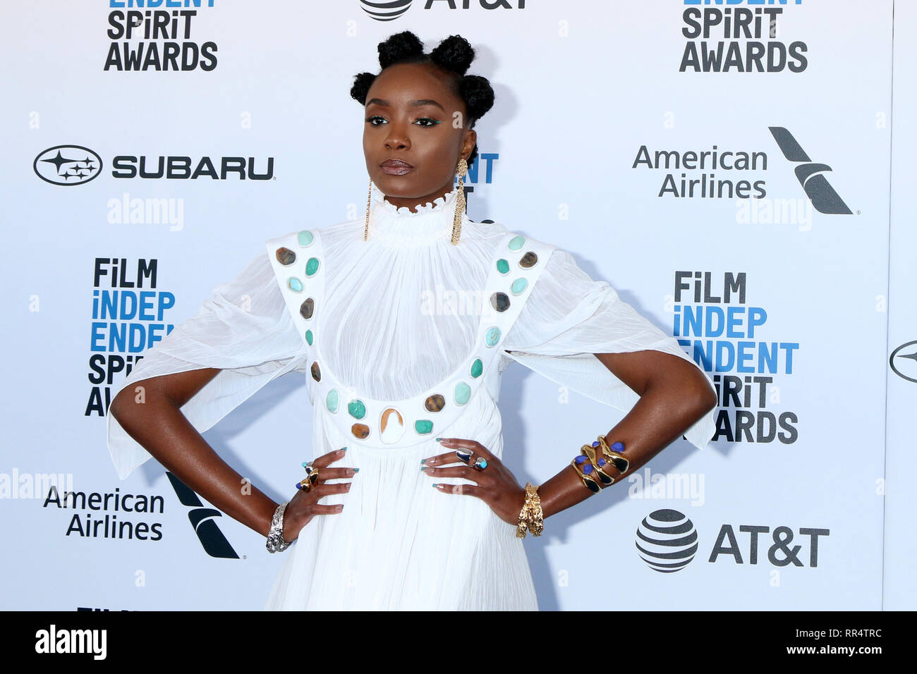 Februar 23, 2019 - Santa Monica, CA, USA - LOS ANGELES - Feb 23: Kiki Layne Am2019 Film Independent Spirit Awards am Strand am Februar 23, 2019 in Santa Monica, CA (Credit Bild: © Kay Blake/ZUMA Draht) Stockfoto