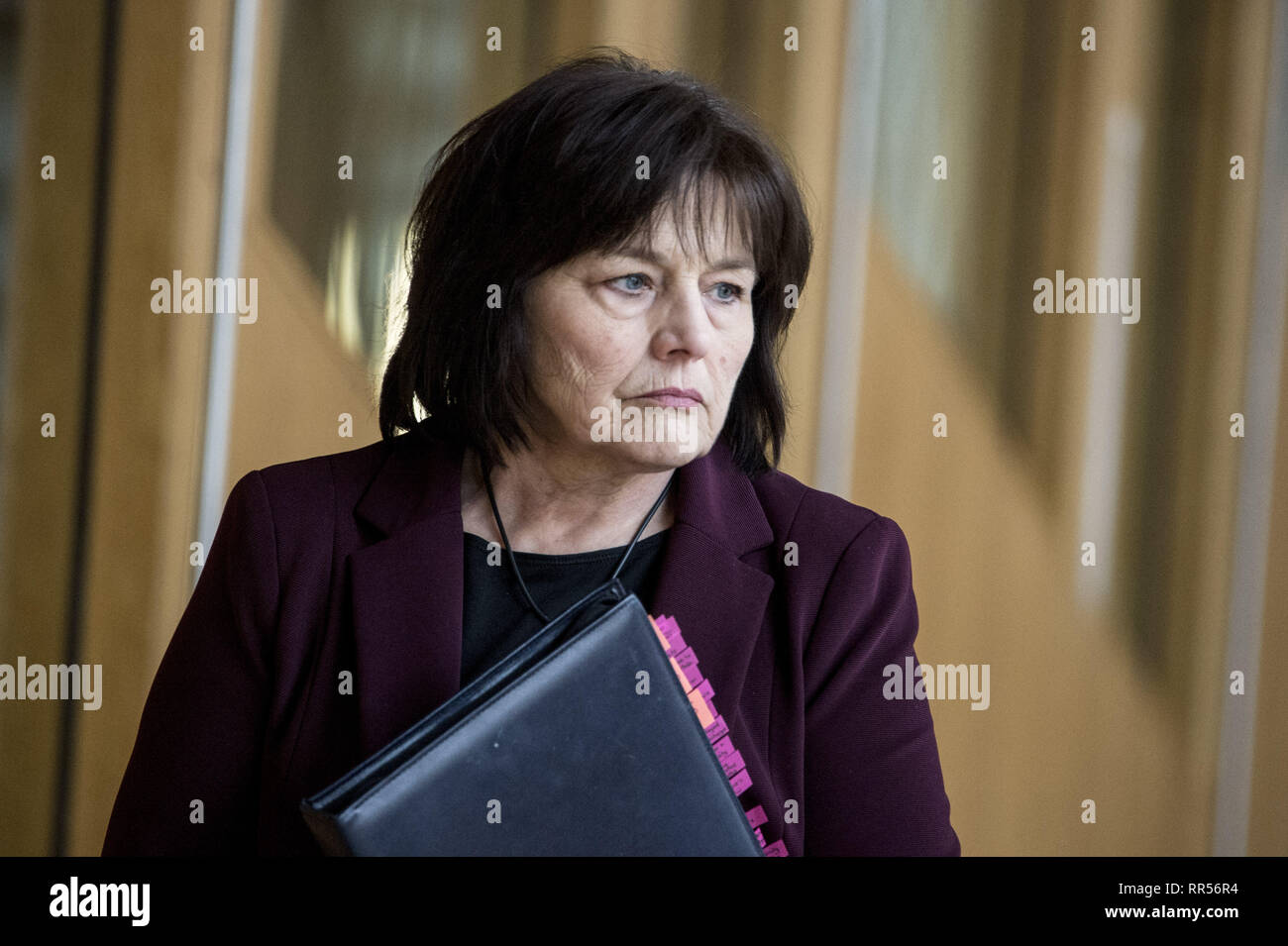 Politiker nehmen an den wöchentlichen Ersten Minister Fragen an Hollyrood. Mit: Jeane Freeman Wo: Edinburgh, Großbritannien Wann: 24 Jan 2019 Credit: Euan Kirsche / WANN Stockfoto