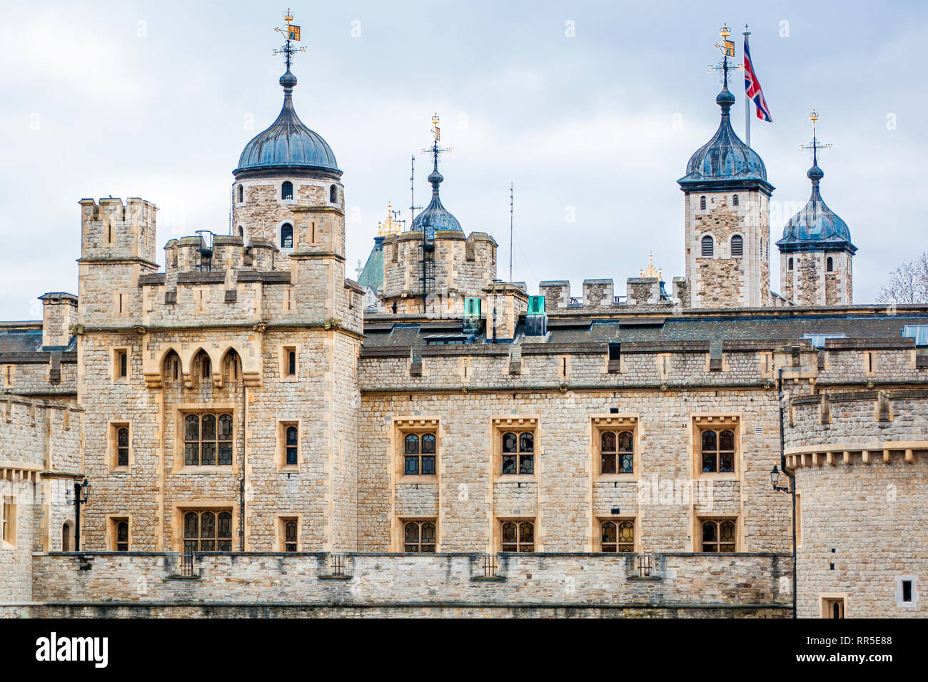 Festung Tower von London in London (England) Stockfoto