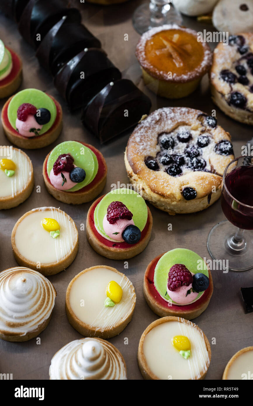 Verschiedene desserts Buffet Stockfoto