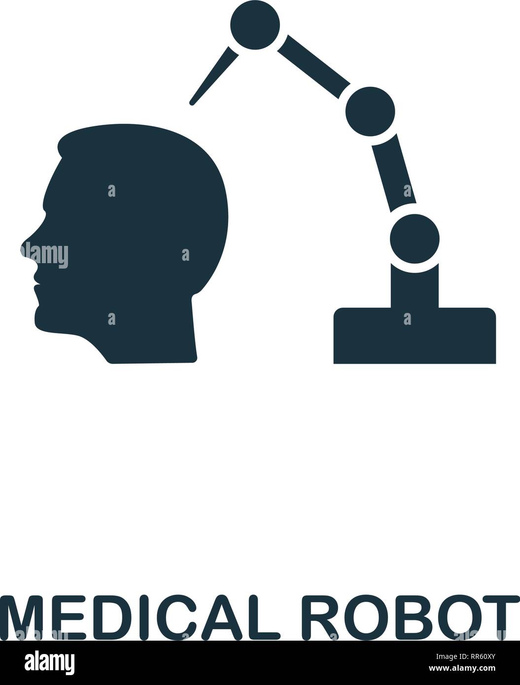 Medizinische Roboter Symbol. Premium Design von künftigen Technologie icons Collection. Pixel Perfect Medizinische Roboter Symbol für Web Design, Apps, Software Stock Vektor