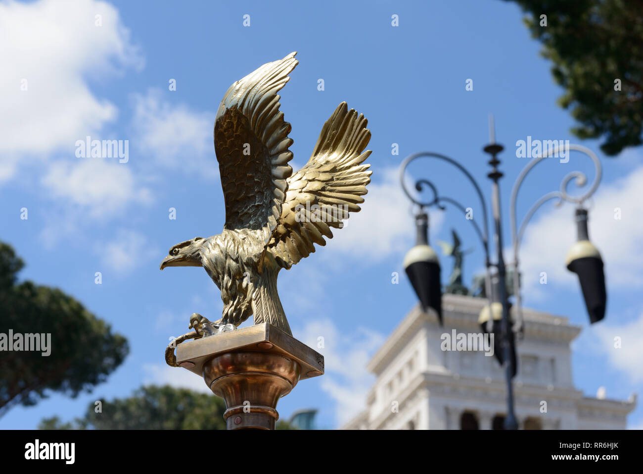 Die Gold Eagle des Römischen Reiches. Stockfoto