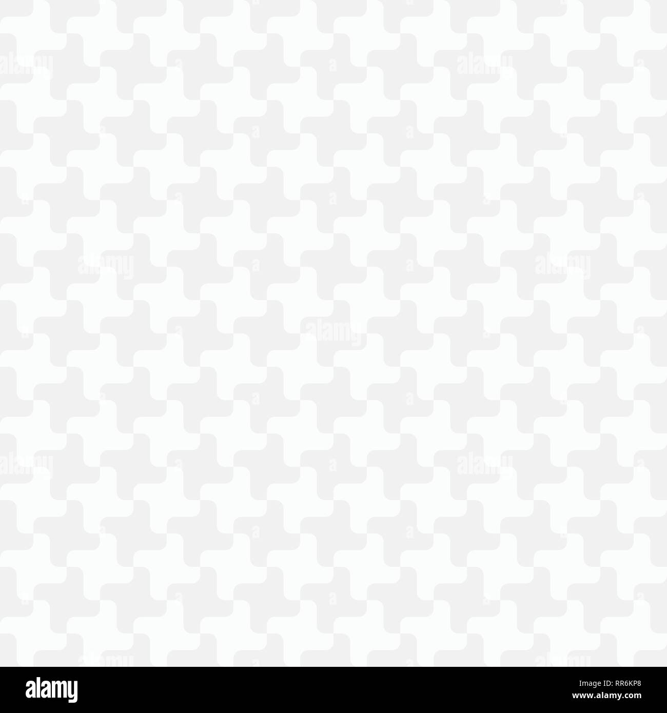 Zusammenfassung nahtlose Muster von glatten geometrische Formen. Weiße und graue geometrische Struktur. Vektor minimalistischen Hintergrund. Stock Vektor